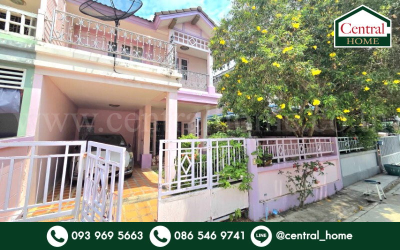 รูป บ้านแฝด ซิลค์ วิลเลจ พหลโยธิน 54 หลังริม ติดถนน บ้านสวย ราคาถูก - รูปที่ 1/15