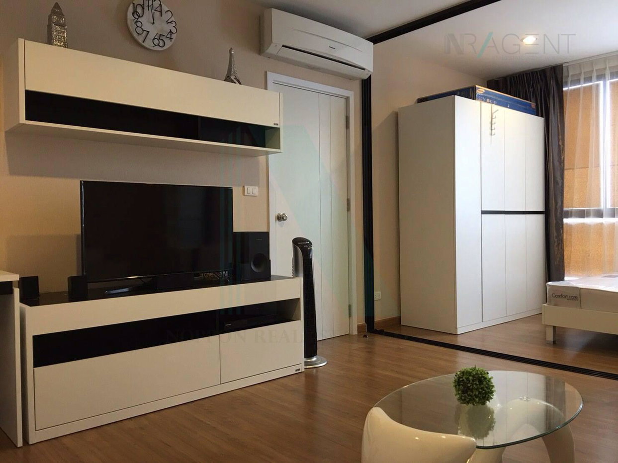 รูป 🚩 ให้เช่าคอนโด เดอะ ทรี อินเตอร์เชนจ์ อาคาร A ชั้น 16 1 ห้องนอน ขนาด 30.00 ตรม ใกล้ โรงพยาบาลบางโพ - รูปที่ 5/8