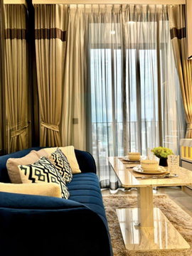 🚩 For Rent Condo THE ADDRESS SIAM-RATCHATHEWI Building 1, Floor 23,1 bed room, Room size 32 sqm