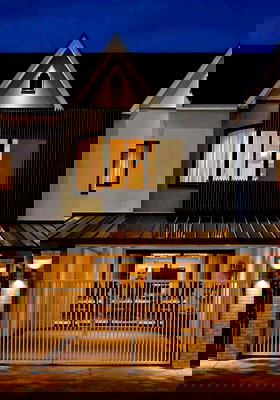 Townhouses for rent BTS Bearing : For rent: 2-story townhome, newly renovated, Soi Lasalle, Lasalle Niwet Village