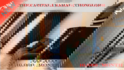 🍀🍀  Fully Furnished 💝🚆ให้เช่า📌 เดอะ แคปิตอล เอกมัย - ทองหล่อ(Line:@rent2022)MRT เพชรบุรี ✨พร้อมเข้าอยู่  ✨ A11213