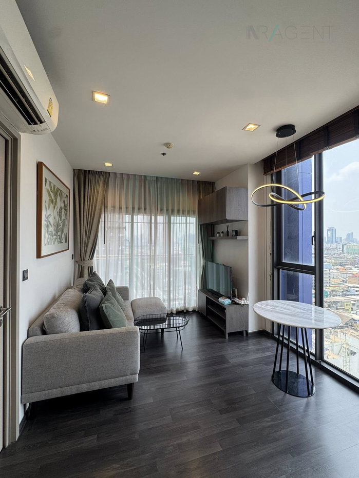 รูป 🚩 ให้เช่าคอนโด เดอะ ไลน์ อโศก-รัชดา อาคาร 1 ชั้น 16 1 ห้องนอน ขนาด 35 ตรม ใกล้ ฟอร์จูนทาวน์ - รูปที่ 2/8