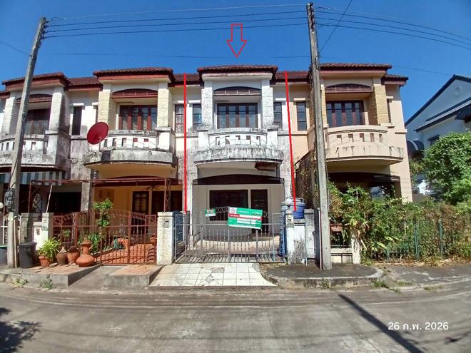 รูป ทาวน์เฮ้าส์ 18 ตร.วา บ้านบุศรินทร์ สันทราย เชียงใหม่ 1M - รูปที่ 1/34
