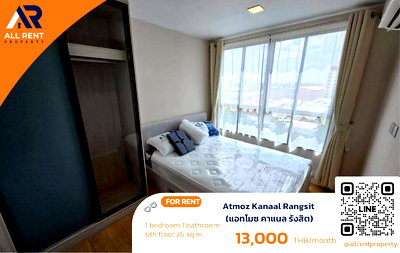 Condos for rent : 🔥 Convenient Rangsit location, easy commute, close to food spots and everyday amenities — Atmoz Kanaal