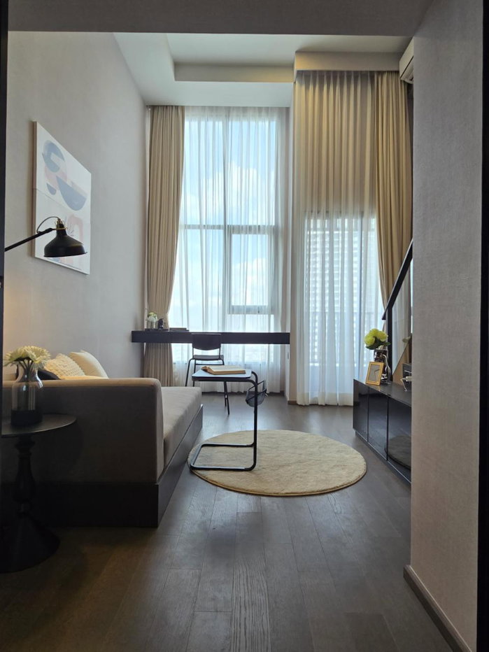 รูป ✅ ✅ ให้เช่า - PARK ORIGIN CHULA - SAMYAN , Luxury Duplex 1 ห้องนอน พร้อมเข้าอยู่ ติดต่อไลน์ @bktasset หรือโทร 095-325-8928 - รูปที่ 3/4
