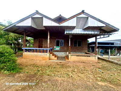 บ้านเดี่ยว เชียงใหม่ : บ้านเดี่ยว 128 ตร.วา พร้าว เชียงใหม่ 758,000