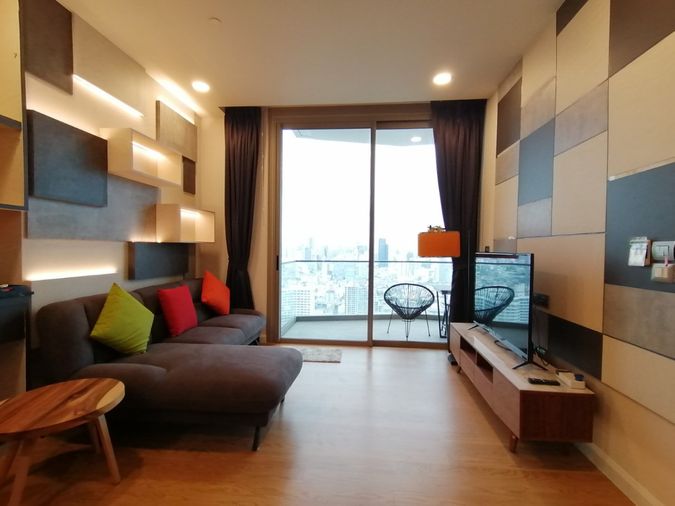 Available for rent! Magnolia Waterfront [Iconsiam]. A Sophiticated living 1 Bedroom with 65sqm. High floor best of view. Ready to move in