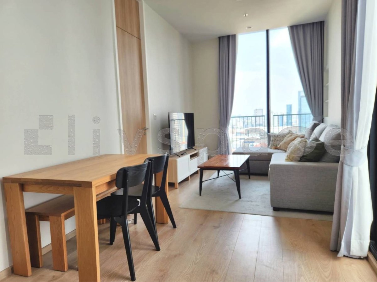 รูป ▚ LI182ツ ให้เช่า: Noble BE19 1 ห้องนอน 46sqm. ✨ คอนโด Super Luxury ห้องมุมไซส์ใหญ่ วิวเมืองและพื้นที่สีเขียว เครื่องใช้ไฟฟ้าครบ 🏙️ - รูปที่ 3/6