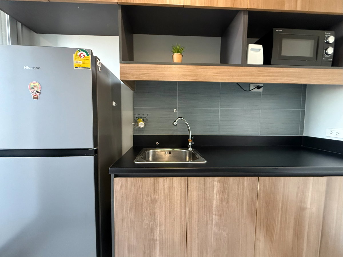 รูป ให้เช่าคอนโดริชพาร์คเจ้าพระยา 1ห้องนอนห้องชั้นสูงวิวแม่น้ำเจ้าพระยา ใกล้MRTไทรม้า - รูปที่ 8/15