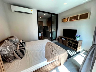 Condos for rent MRT Phra Ram 9 : 🏙️ Life Asoke Rama 9 | Studio 25 sq.m. | Only 300 m from MRT | City view