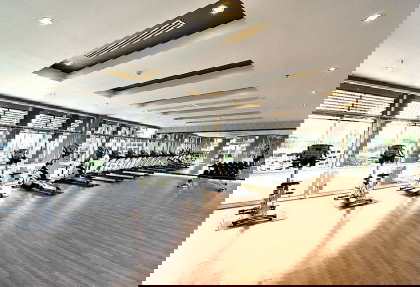 รูป Call : 081-793-6116 ให้เช่า คอนโด ลุมพินี พาร์ค พระราม 9-รัชดา ใกล้ MRT พระราม 9 ห้อง 30.08 ตารางเมตร 1 ห้องนอน ชั้น23 วิวสระ ตึกA ตกแต่งครบ - รูปที่ 9/12