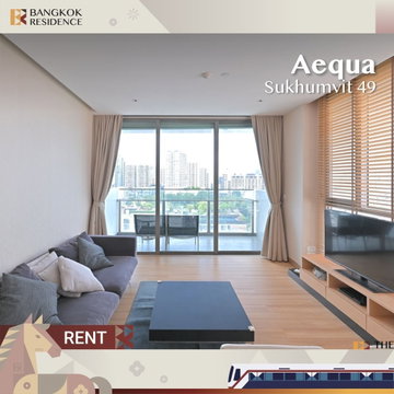  เช่าคอนโด 💎 Aequa Sukhumvit 49 ยูนิต 2 นอน 92ตร.ม. Pet-friendly! ห้องมุม วิวสวย 🐱 ใกล้ BTS ทองหล่อ 