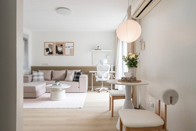 รูป ขายคอนโดธนาเพลส ลาดพร้าว71 โชคชัย 4 รีโนเวทใหม่เเต่งสวยห้องมุมพร้อมอยู่ 42.6 ตร.ม.ฟรีเฟอร์ครบครันใกล้ Central EastVille กรุงเทพ - รูปที่ 5/8