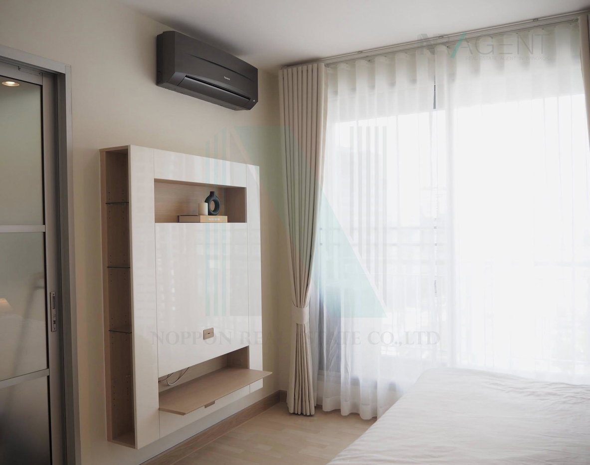 รูป 🚩 ให้เช่าคอนโด ริทึ่ม รัชดา อาคาร B ชั้น 18 1 ห้องนอน ขนาด 46 ตรม ใกล้ โรบินสัน รัชดา - รูปที่ 2/8