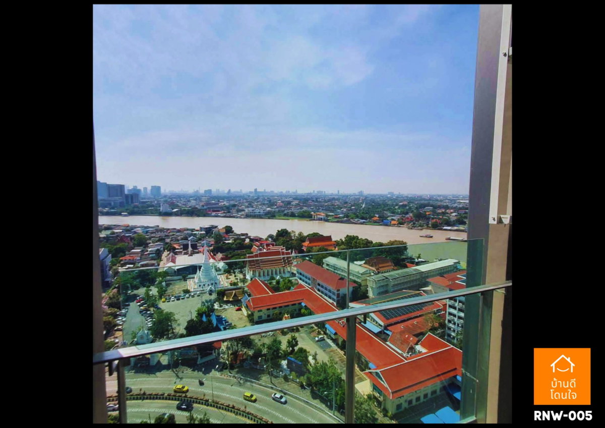 รูป ให้เช่า The Clev Riverline เจ้าพระยา – วงศ์สว่าง (29 ตร.ม.) วิวโค้งแม่น้ำเจ้าพระยา พร้อมอยู่ - รูปที่ 12/14