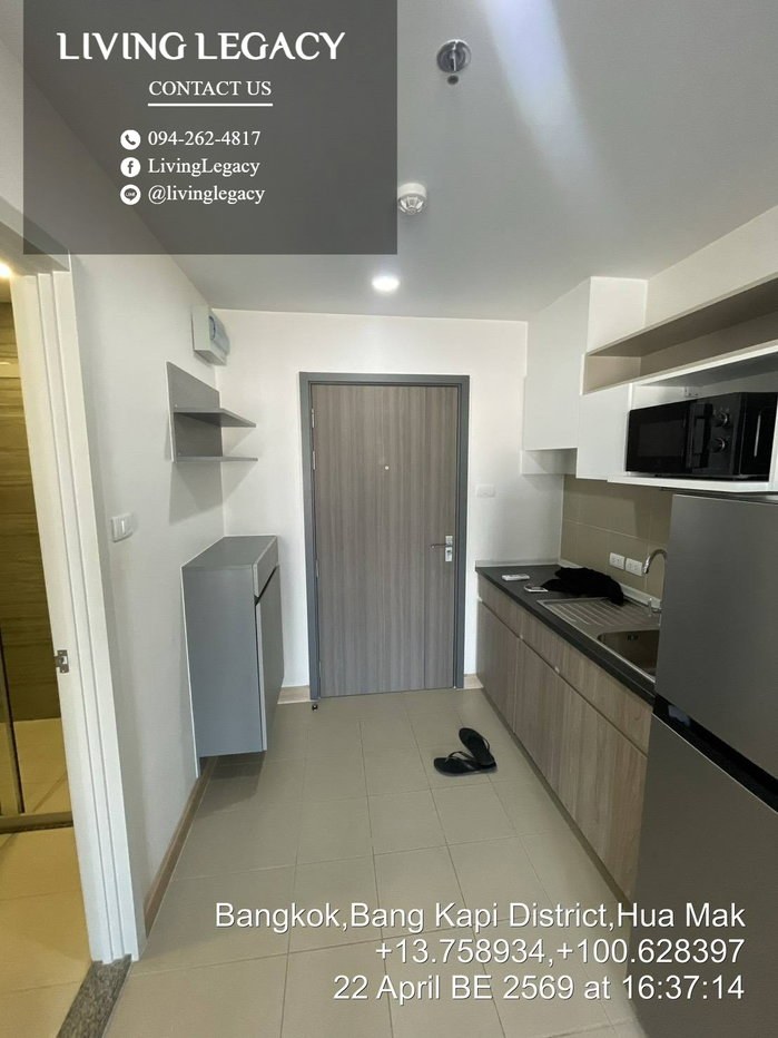 รูป TDZNKU ให้เช่าคอนโด Supalai Veranda Ramkhamhaeng 28 ตร.ม. ชั้น 11 ตึก A line id : @livinglegacy - รูปที่ 5/10