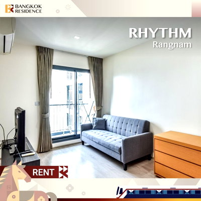 คอนโดให้เช่า :  เช่าคอนโด ⚡ RHYTHM Rangnam 2นอน 58.46ตร.ม. 32k 💎 ห้องสวย แต่งครบ ใกล้ BTS อนุสาวรีย์ 