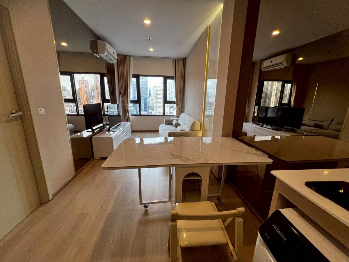 รูป เช่า ไลฟ์ พระราม 4-อโศก เฟอร์นิเจอร์ครบ ใกล้ MRT ศูนย์ฯ สิริกิติ์ - รูปที่ 6/7