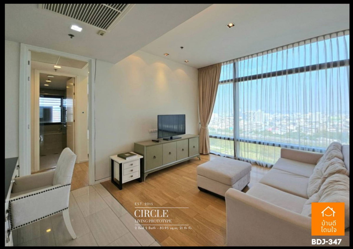 รูป ให้เช่า Circle Living Prototype (83.95 ตร.ม.) 2 นอน 2 น้ำ Panoramic View ใกล้ MRT เพชรบุรี เพียง 800 ม. - รูปที่ 4/34