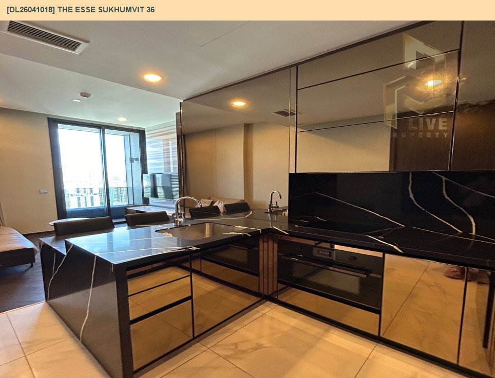 รูป DL26041018 ให้เช่าคอนโด ดิ เอส สุขุมวิท 36 (THE ESSE Sukhumvit 36) ใกล้ BTS ทองหล่อ พร้อมเข้าอยู่ โทรด่วน 0614453194 LineID @162cjixi - รูปที่ 4/8