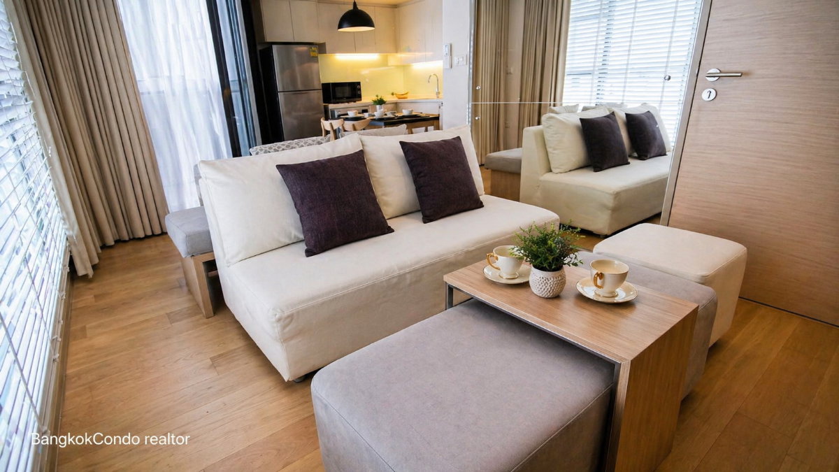 รูป 🍀🍀 Fully furnished💝 ให้เช่า📌 เวีย 49 (Line:@rent2022)BTS ทองหล่อ✨พร้อมเข้าอยู่  ✨ A01081 - รูปที่ 5/19