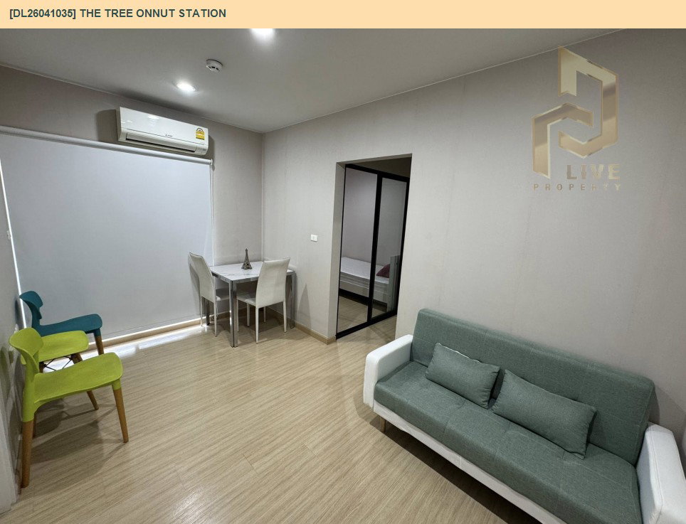 รูป DL26041035 ให้เช่าคอนโด เดอะ ทรี อ่อนนุช สเตชั่น (The Tree Onnut Station) ใกล้ BTS อ่อนนุช พร้อมเข้าอยู่ โทรด่วน 0800343450 LineID @655ebbvc - รูปที่ 3/7