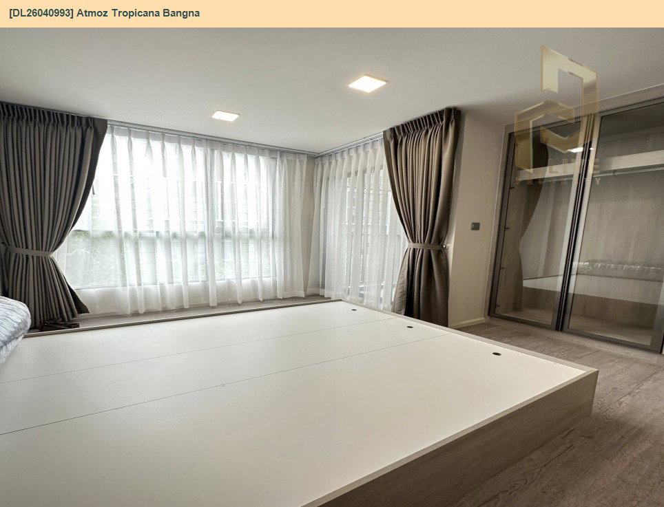 รูป DL26040993 ให้เช่าคอนโด แอทโมซ ทรอปิคาน่า บางนา (Atmoz Tropicana Bangna) ใกล้ - พร้อมเข้าอยู่ โทรด่วน 0653619502 LineID @897iyzll - รูปที่ 5/9