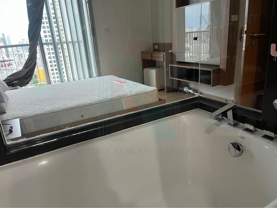 รูป 🚩 ให้เช่าคอนโด ริทึ่ม สุขุมวิท 50 อาคาร 1 ชั้น 21 1 ห้องนอน ขนาด 45.00 ตรม ใกล้ เทสโก้ โลตัส - รูปที่ 8/8