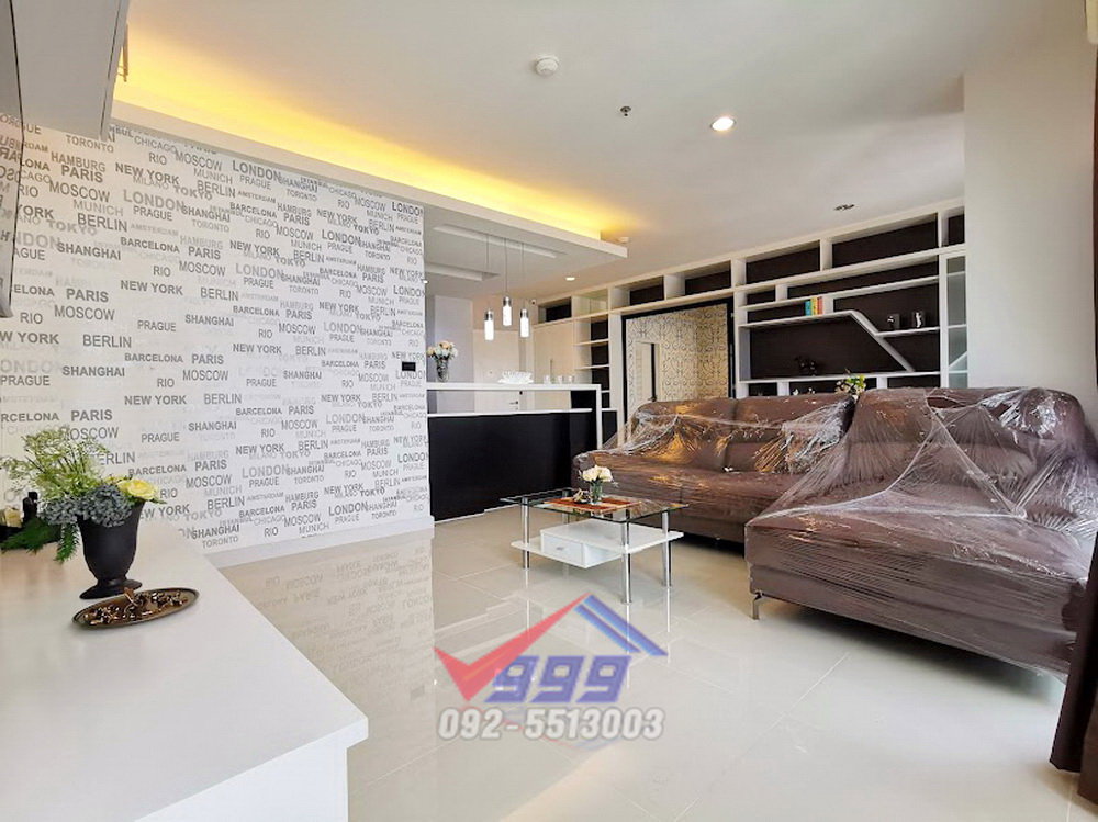 รูป 🏙️ ให้เช่าคอนโด - 3 ห้องนอน ห้องกว้างโปร่งโล่ง รู้สึกสบายไม่อึดอึด ตกแต่งครบ ห้องมุมเป็นส่วนตัว (F121912) - รูปที่ 3/37