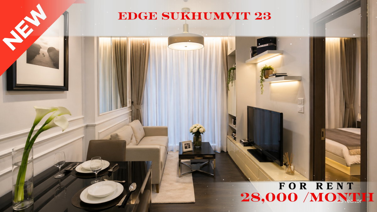 picture 🍀🍀🍀 Beautiful Condo for Rent 🌸 📌 EDGE Sukhumvit 23 (Line: @rent2022) ✨ Ready to move in | Property Code: A00466 - 1/7