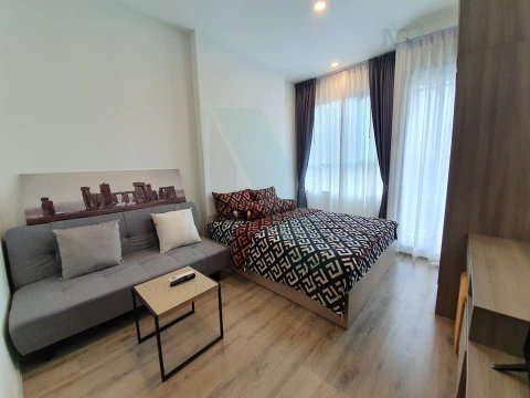 For Rent KNIGHTSBRIDGE COLLAGE RAMKHAMHAENG STUDIO Floor 3 near MRT Hua Mak.