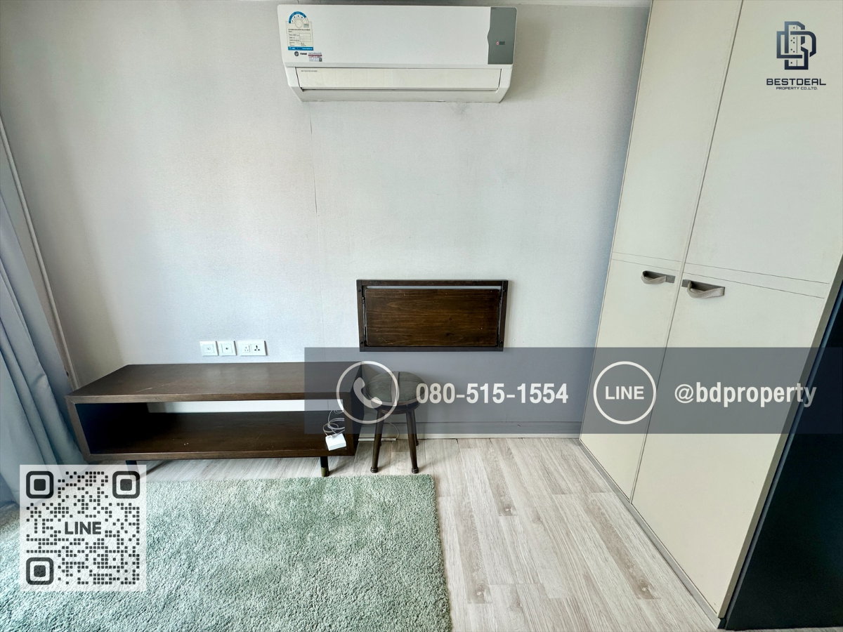 รูป Bestdeal ให้ด่วน!!! Duplex 1 Bed ราคา 18,000 บาท/เดือน  เฟอร์นิเจอร์และเครื่องใช้ไฟฟ้าครบพร้อมเข้าอยู่   ใกล้MRTและเซ็นทรัลพระราม 9 เพียง 80 ม. - รูปที่ 10/20