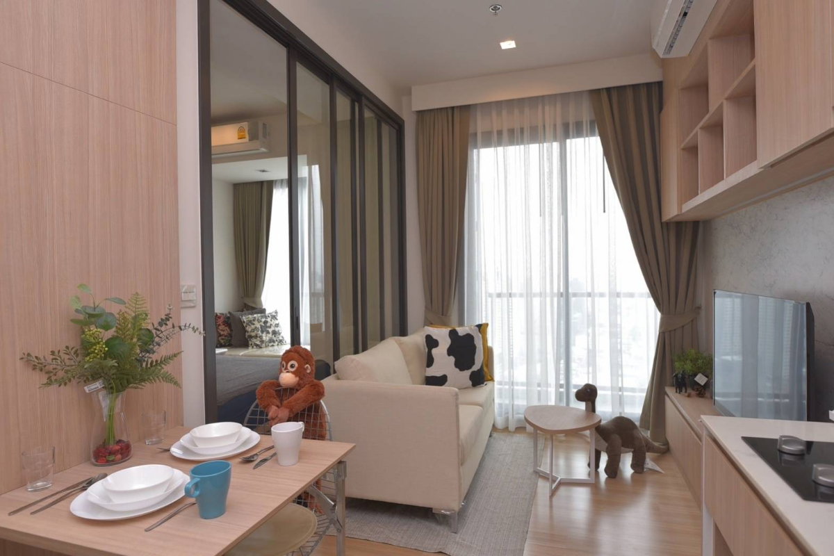 รูป 🏢 🌟ให้เช่า  M Jatujak condo 1 ห้องนอน 33 ตร.ม เฟอร์นิเจอร์ครบ 🌟 - รูปที่ 1/15