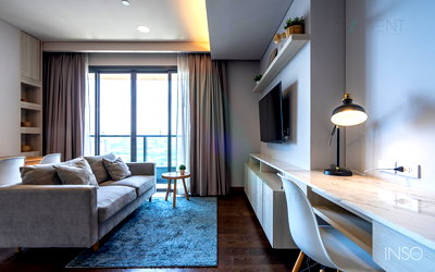 Condos for rent : 📣Nice room!📣 For Rent Condo THE LUMPINI 24 Building 1, Floor 22,2 bed room, Room size 55.00 sqm
