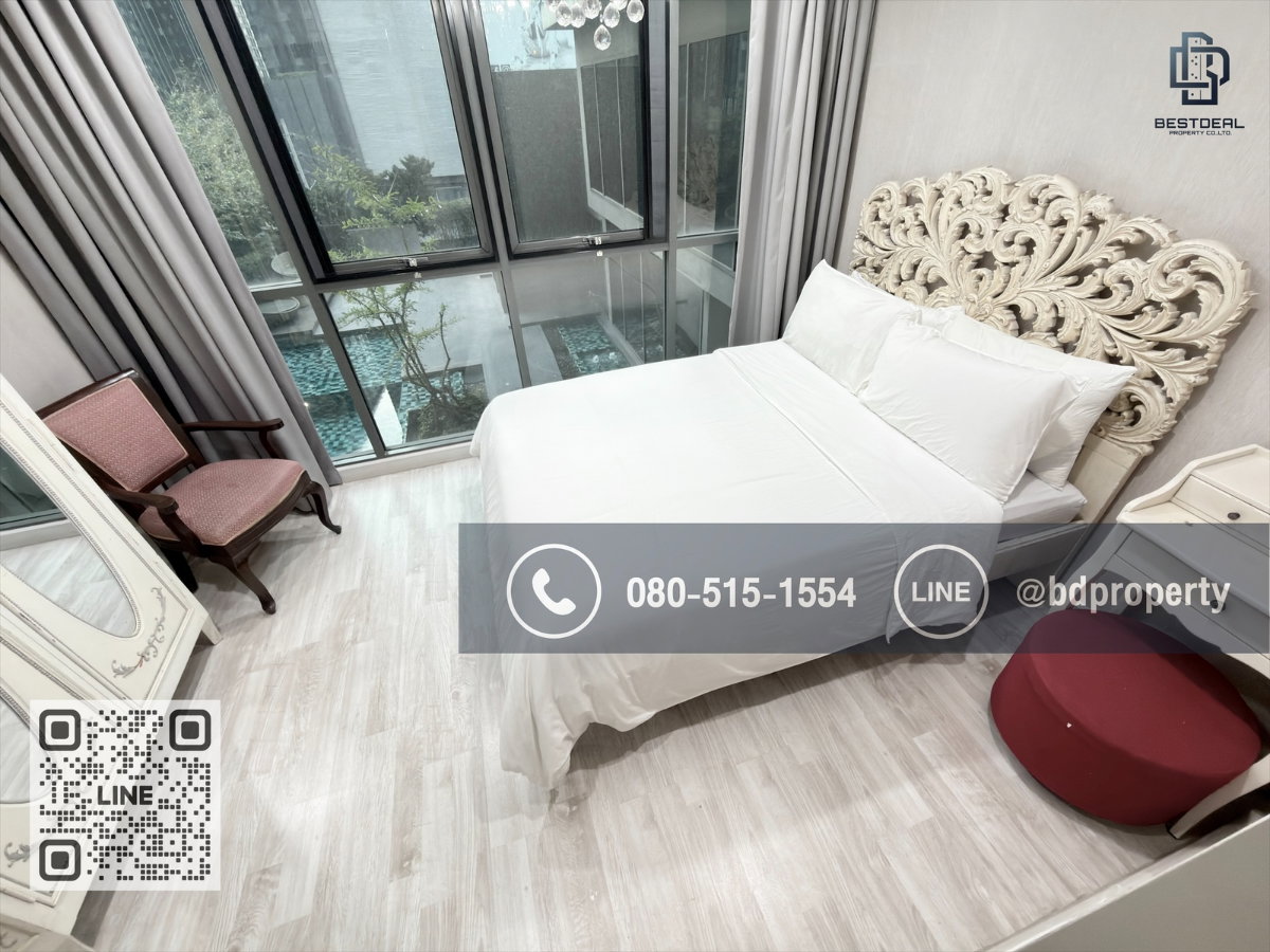 รูป Bestdeal ให้ด่วน!!! Duplex 1 Bed ราคา 18,000 บาท/เดือน  เฟอร์นิเจอร์และเครื่องใช้ไฟฟ้าครบพร้อมเข้าอยู่   ใกล้MRTและเซ็นทรัลพระราม 9 เพียง 80 ม. - รูปที่ 14/16