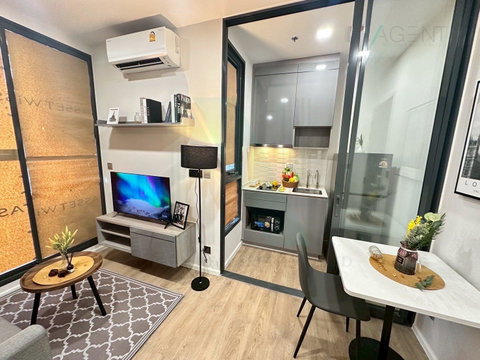 🔺 For Rent Condo MODIZ RHYME RAMKHAMHAENG Building 1, Floor 22,1 bed room, Room size 27 sqm
