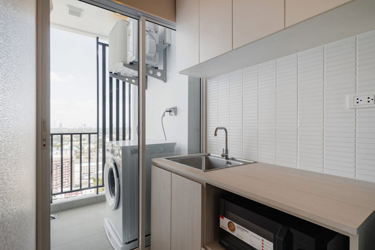 รูป ให้เช่าคอนโด Regent Home บางนา ห้องใหม่มือหนึ่ง วิวแม่น้ำเจ้าพระยา ชั้นสูง ใกล้ BTS บางนา - รูปที่ 9/10