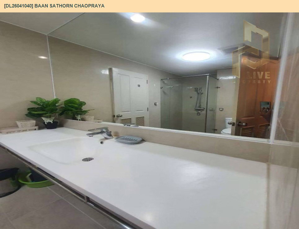 รูป DL26041040 ให้เช่าคอนโด บ้านสาทร เจ้าพระยา (Baan Sathorn Chaopraya) ใกล้ BTS กรุงธนบุรี พร้อมเข้าอยู่ โทรด่วน 0614453194 LineID @162cjixi - รูปที่ 8/11