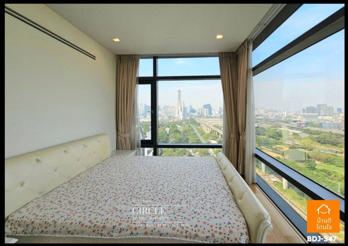รูป ให้เช่า Circle Living Prototype (83.95 ตร.ม.) 2 นอน 2 น้ำ Panoramic View ใกล้ MRT เพชรบุรี เพียง 800 ม. - รูปที่ 18/34