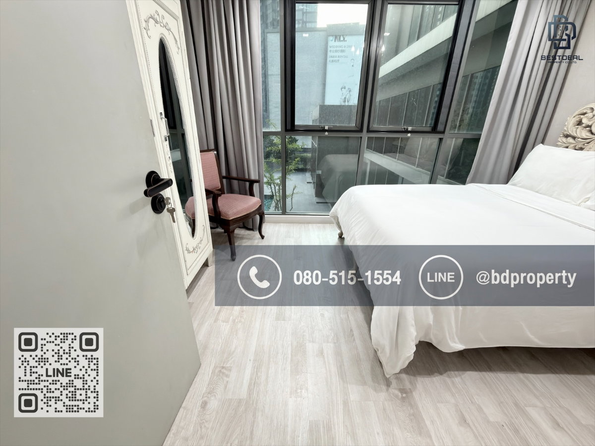 รูป Bestdeal ให้ด่วน!!! Duplex 1 Bed ราคา 18,000 บาท/เดือน  เฟอร์นิเจอร์และเครื่องใช้ไฟฟ้าครบพร้อมเข้าอยู่   ใกล้MRTและเซ็นทรัลพระราม 9 เพียง 80 ม. - รูปที่ 10/16