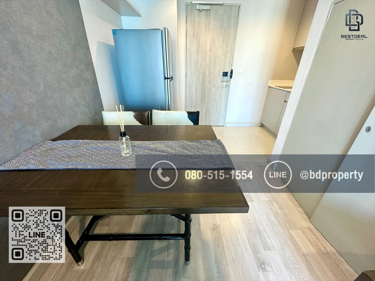 รูป Bestdeal ให้ด่วน!!! Duplex 1 Bed ราคา 18,000 บาท/เดือน  เฟอร์นิเจอร์และเครื่องใช้ไฟฟ้าครบพร้อมเข้าอยู่   ใกล้MRTและเซ็นทรัลพระราม 9 เพียง 80 ม. - รูปที่ 17/20