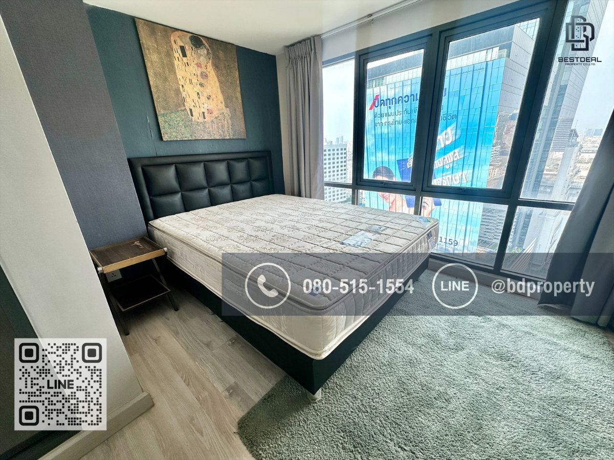 รูป Bestdeal ให้ด่วน!!! Duplex 1 Bed ราคา 18,000 บาท/เดือน  เฟอร์นิเจอร์และเครื่องใช้ไฟฟ้าครบพร้อมเข้าอยู่   ใกล้MRTและเซ็นทรัลพระราม 9 เพียง 80 ม. - รูปที่ 6/20