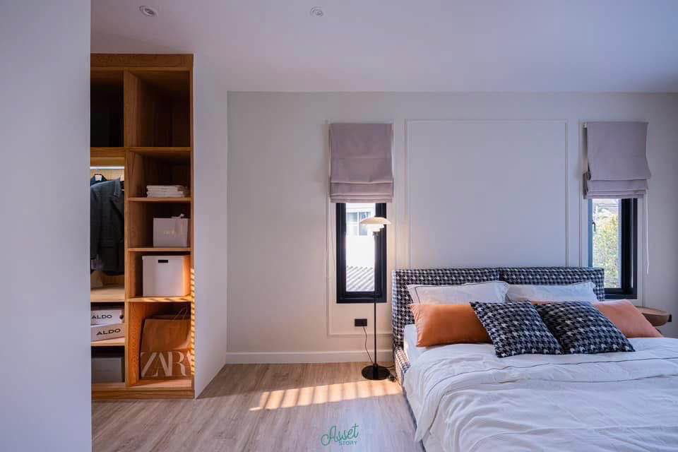 รูป บ้านพร้อมเข้าอยู่ Contemporary Modern House แต่งเฟอร์ครบ ท่าวังตาลสารภี  46,500 บ/เดือน  - รูปที่ 10/19