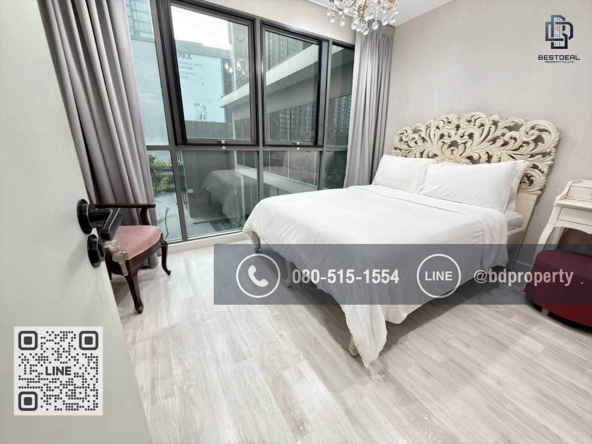 รูป Bestdeal ให้ด่วน!!! Duplex 1 Bed ราคา 18,000 บาท/เดือน  เฟอร์นิเจอร์และเครื่องใช้ไฟฟ้าครบพร้อมเข้าอยู่   ใกล้MRTและเซ็นทรัลพระราม 9 เพียง 80 ม. - รูปที่ 11/16