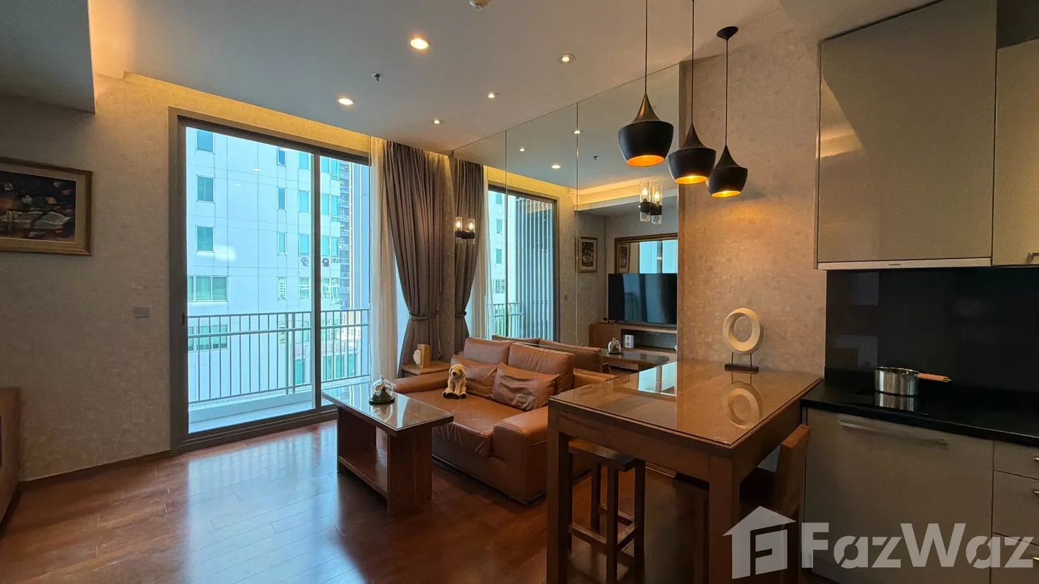 รูป คอนโดให้เช่า 1 ห้องนอน ในโครงการ ควอทโทร บาย แสนสิริ 6207333 - รูปที่ 2/8