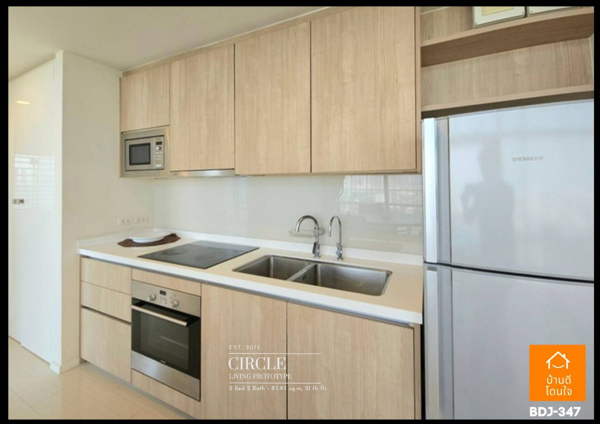 รูป โปรไฟไหม้ 🔥 Circle Living Prototype (83.95 ตร.ม.) 2 นอน 2 น้ำ Panoramic View ใกล้ MRT เพชรบุรี เพียง 800 ม. - รูปที่ 9/34