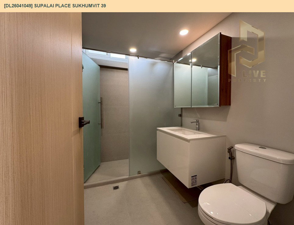 รูป DL26041049 ให้เช่าคอนโด ศุภาลัย เพลส สุขุมวิท 39 (Supalai Place Sukhumvit 39) ใกล้ BTS พร้อมพงษ์ พร้อมเข้าอยู่ โทรด่วน 0800343450 LineID @655ebbvc - รูปที่ 8/8