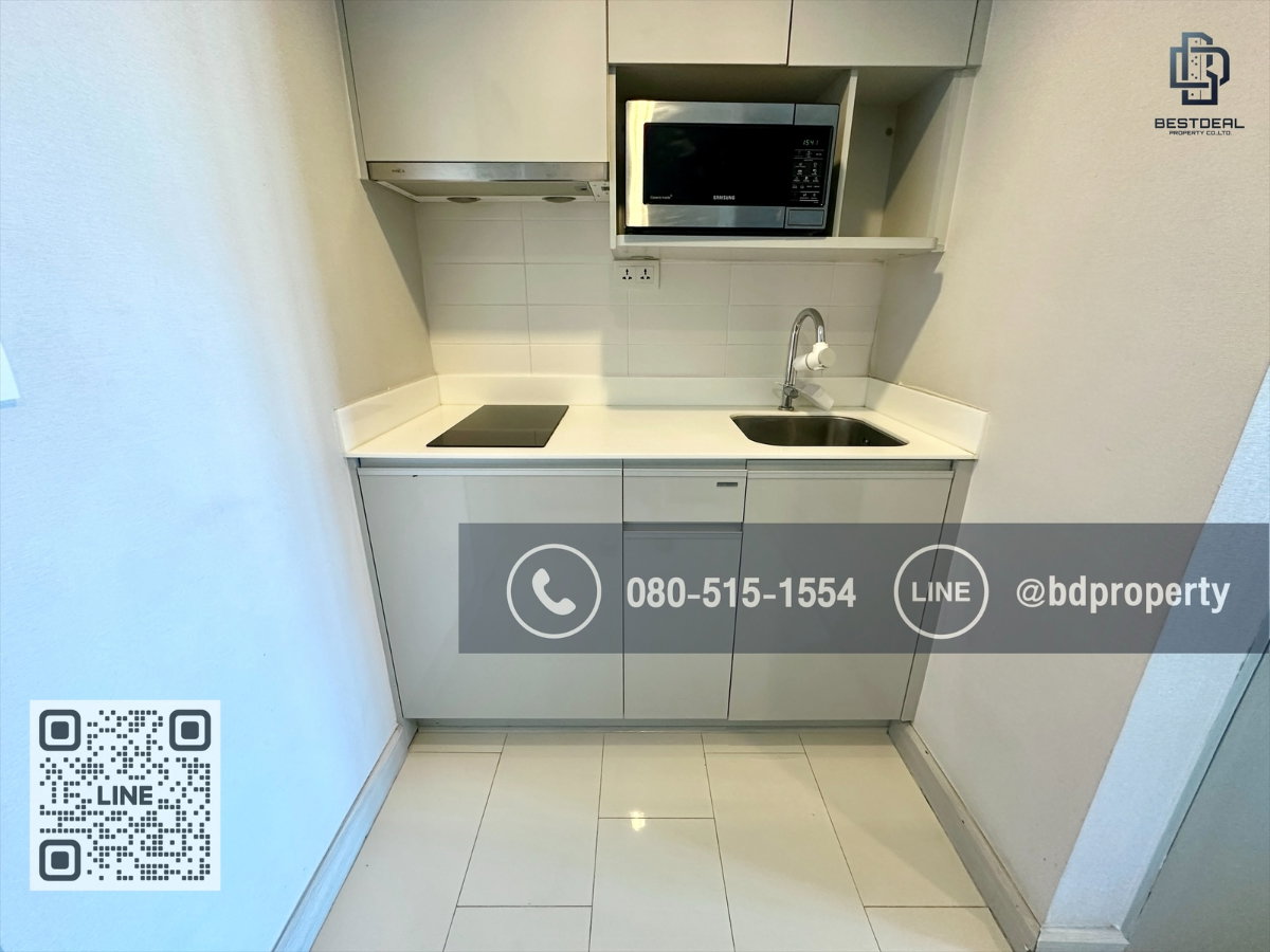 รูป Bestdeal ให้ด่วน!!! Duplex 1 Bed ราคา 18,000 บาท/เดือน  เฟอร์นิเจอร์และเครื่องใช้ไฟฟ้าครบพร้อมเข้าอยู่   ใกล้MRTและเซ็นทรัลพระราม 9 เพียง 80 ม. - รูปที่ 16/20