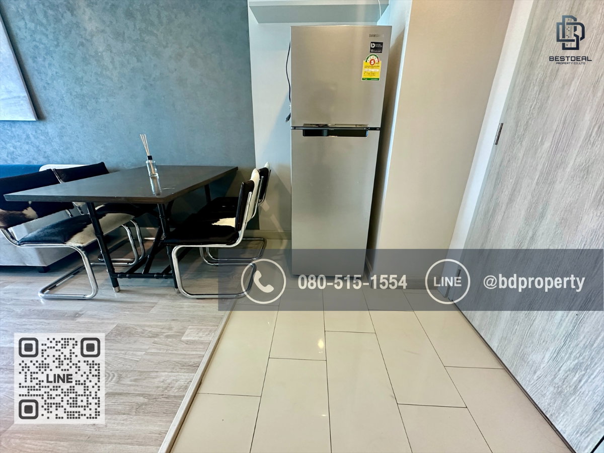 รูป Bestdeal ให้ด่วน!!! Duplex 1 Bed ราคา 18,000 บาท/เดือน  เฟอร์นิเจอร์และเครื่องใช้ไฟฟ้าครบพร้อมเข้าอยู่   ใกล้MRTและเซ็นทรัลพระราม 9 เพียง 80 ม. - รูปที่ 14/20