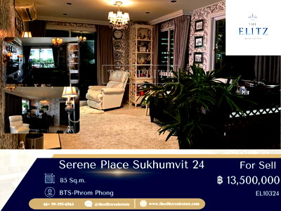 ขายคอนโด : ✨สัมผัสความสงบ ที่ Serene Place Sukhumvit 24 กับบรรยากาศที่ทั้งหรูและอบอุ่น